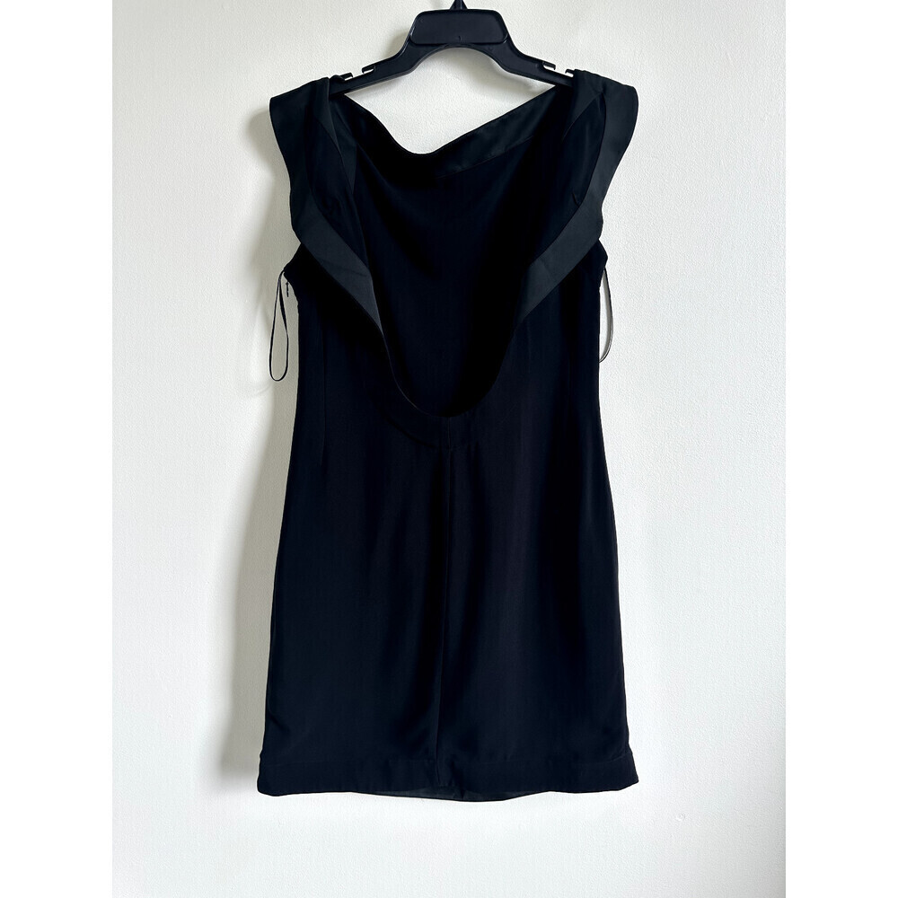 Calvin Klein 205W39NYC Sleeveless Mini Dress In Black Size 8 Made In Italy $3200